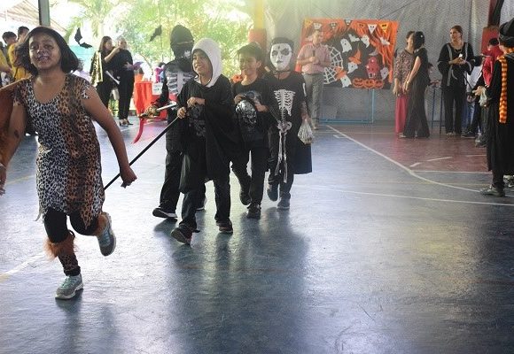 Halloween costume party and fun fair at BISA